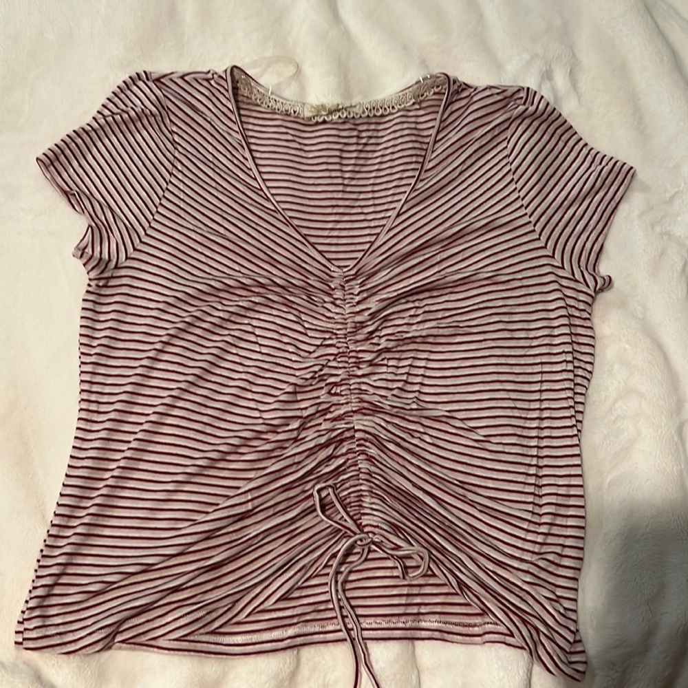 rewind stripped tshirt